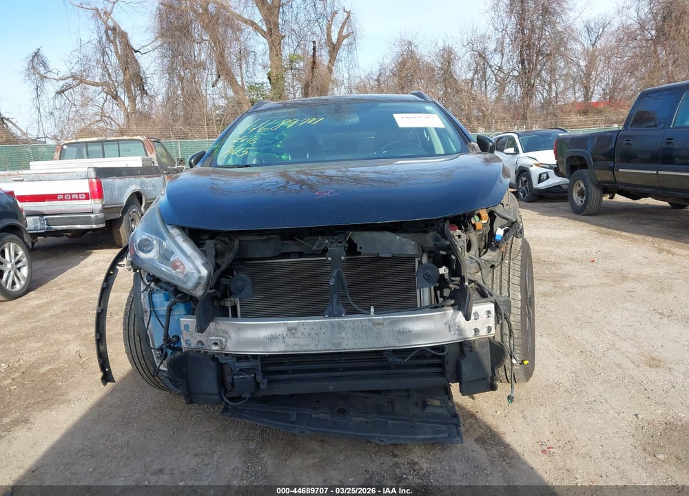 2017 NISSAN MURANO PLATINUM VIN: 5N1AZ2MH4HN176047