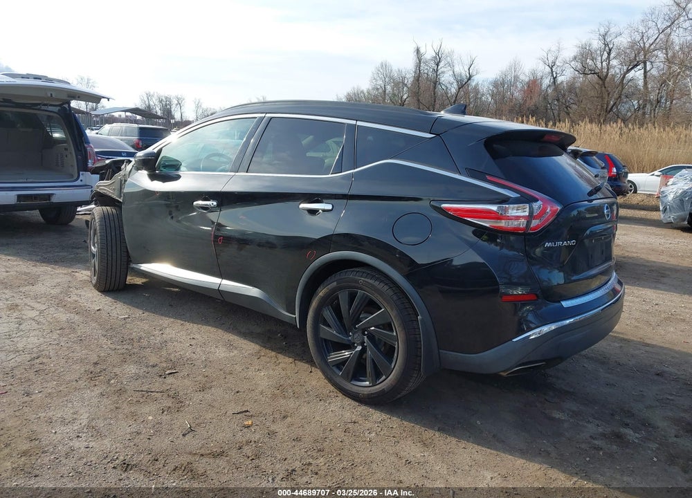 2017 NISSAN MURANO PLATINUM VIN: 5N1AZ2MH4HN176047