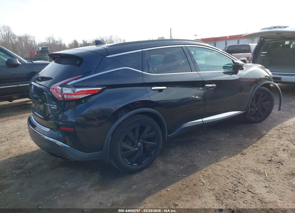 2017 NISSAN MURANO PLATINUM VIN: 5N1AZ2MH4HN176047