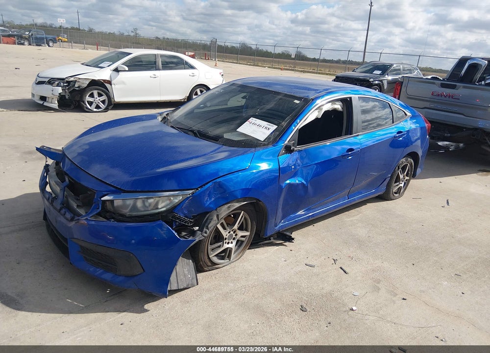 2017 HONDA CIVIC LX VIN: 19XFC2F52HE066343