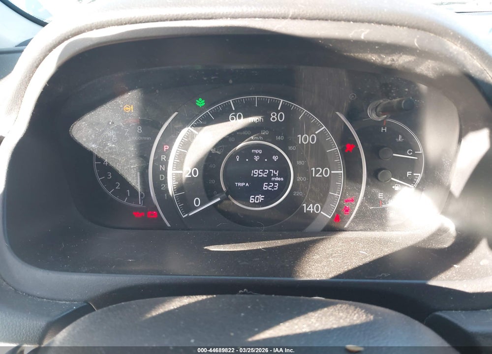 2013 HONDA CR-V EX VIN: 5J6RM4H58DL007960
