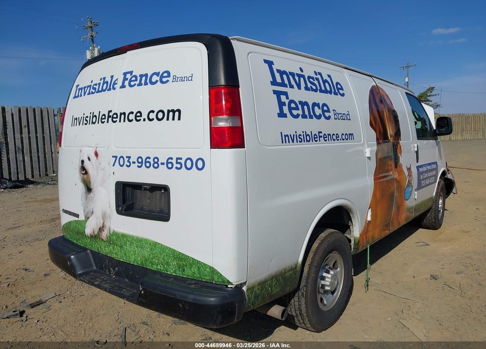 2018 CHEVROLET EXPRESS 2500 WORK VAN VIN: 1GCWGAFP1J1336865
