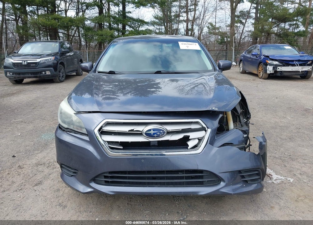 2016 SUBARU LEGACY 2.5I PREMIUM VIN: 4S3BNBC6XG3025647