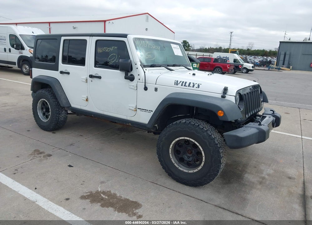 2017 JEEP WRANGLER UNLIMITED WILLY WHEELER 4X4 VIN: 1C4BJWDG8HL532560