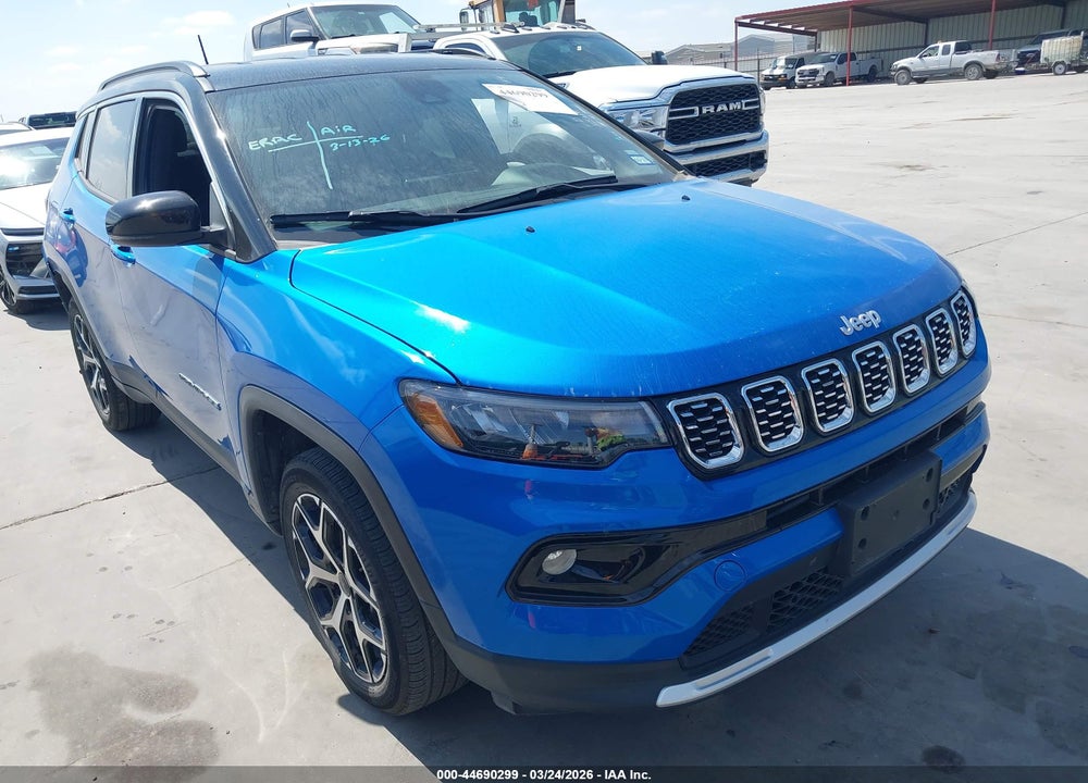 2025 JEEP COMPASS LIMITED 4X4 VIN: 3C4NJDCN0ST596945