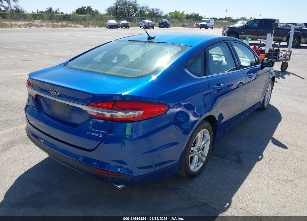 2018 FORD FUSION HYBRID S VIN: 3FA6P0UU2JR100806