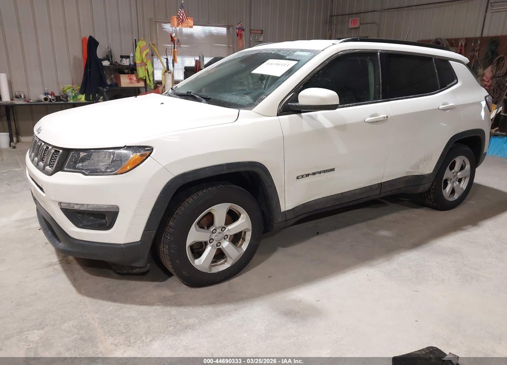 2018 JEEP COMPASS LATITUDE FWD VIN: 3C4NJCBB0JT356195