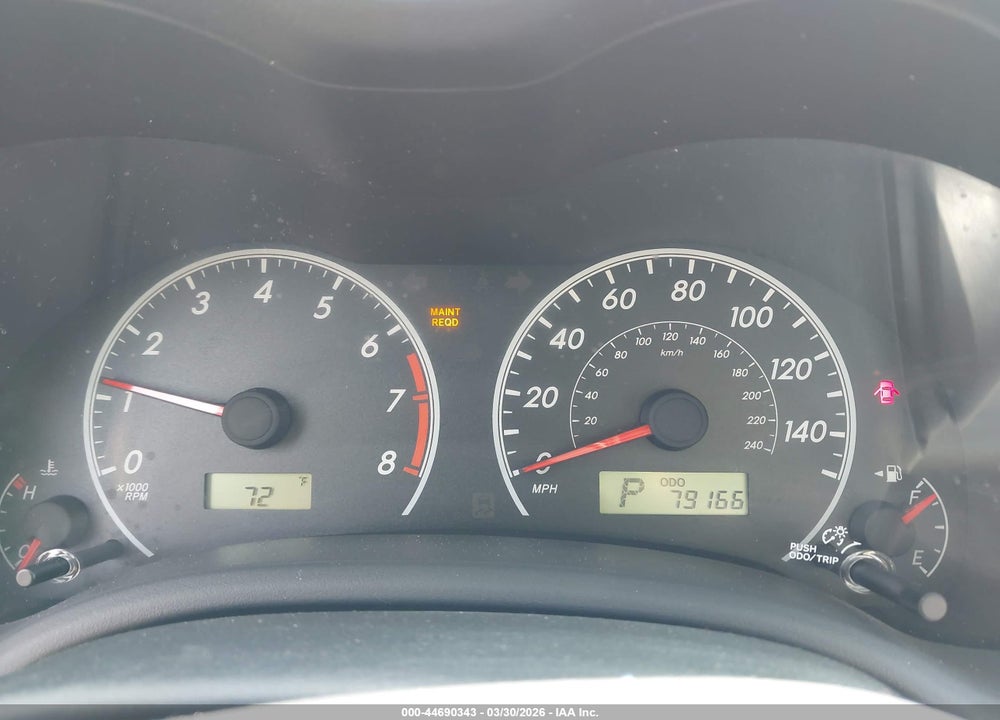 2011 TOYOTA COROLLA BA VIN: 2T1BU4EE6BC715575