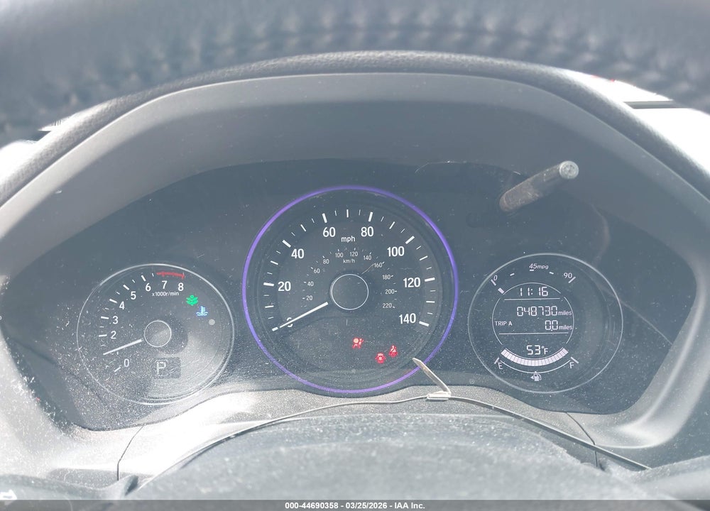 2019 HONDA HR-V SPORT VIN: 3CZRU6H12KM741059