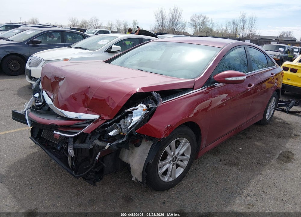 2014 HYUNDAI SONATA GLS VIN: 5NPEB4AC6EH947358