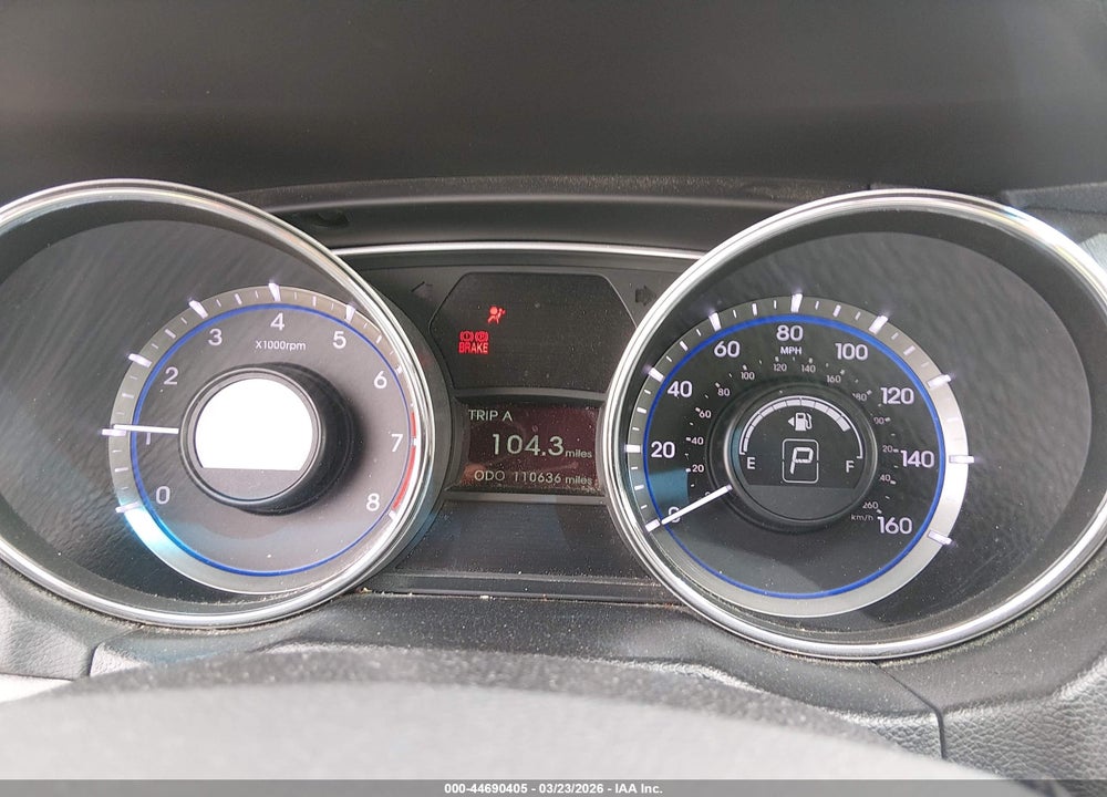 2014 HYUNDAI SONATA GLS VIN: 5NPEB4AC6EH947358