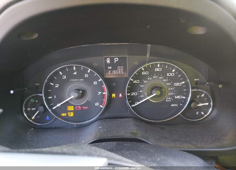 2012 SUBARU OUTBACK 2.5I LIMITED VIN: 4S4BRCKC4C3259371