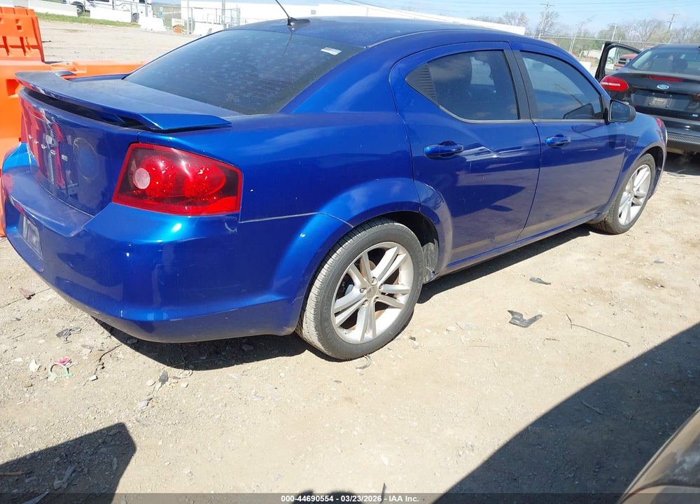 2012 DODGE AVENGER SE VIN: 1C3CDZAG3CN290781