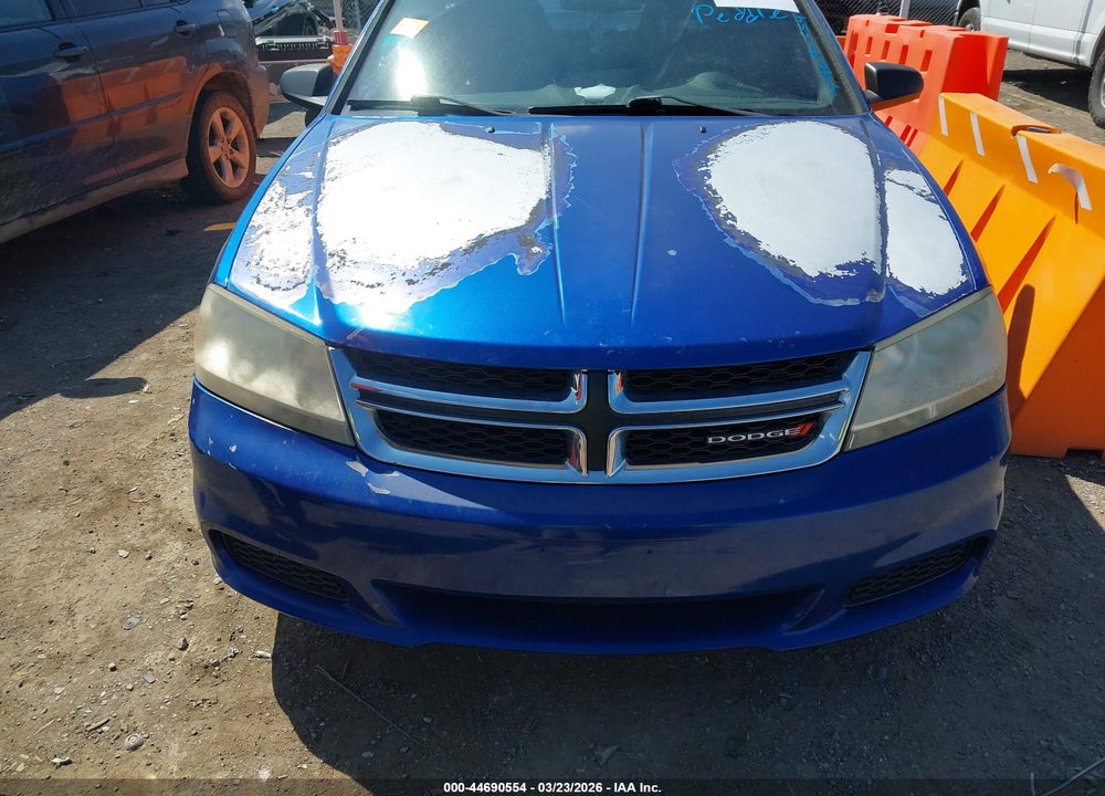 2012 DODGE AVENGER SE VIN: 1C3CDZAG3CN290781