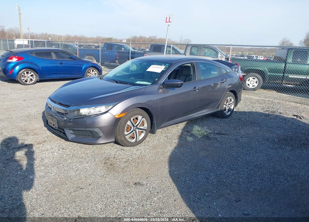 2017 HONDA CIVIC LX VIN: 19XFC2F55HE215084