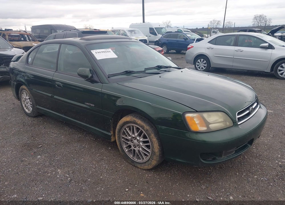2000 SUBARU LEGACY GT LIMITED VIN: 4S3BE6567Y7212262