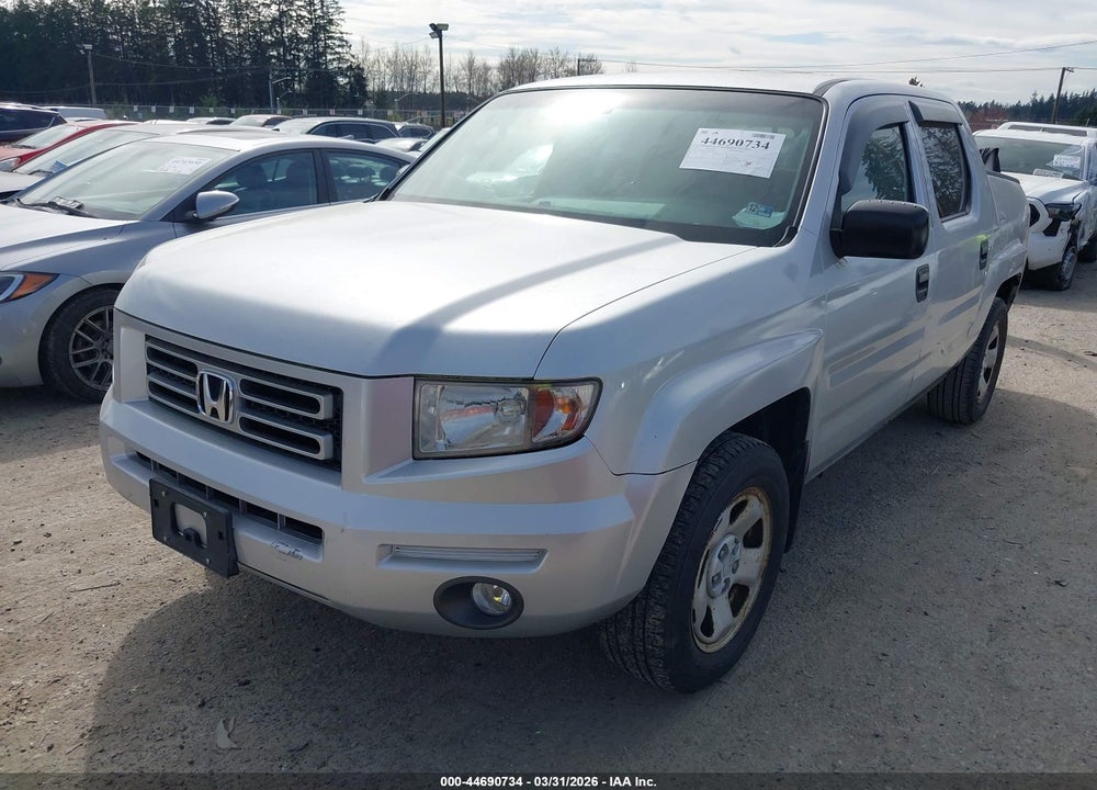 2007 HONDA RIDGELINE RT VIN: 2HJYK16207H533656