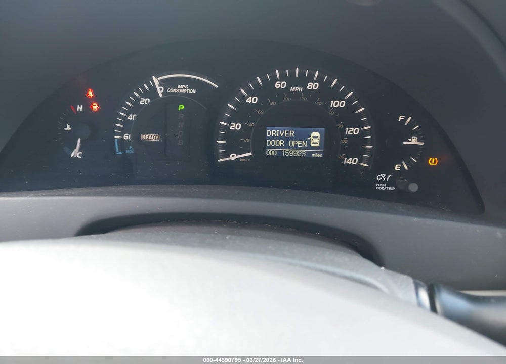 2009 TOYOTA CAMRY HYBRID VIN: 4T1BB46K79U064511