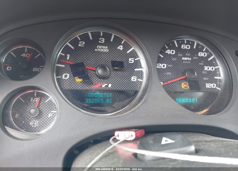 2007 CHEVROLET AVALANCHE 1500 LT VIN: 3GNFK12337G285016