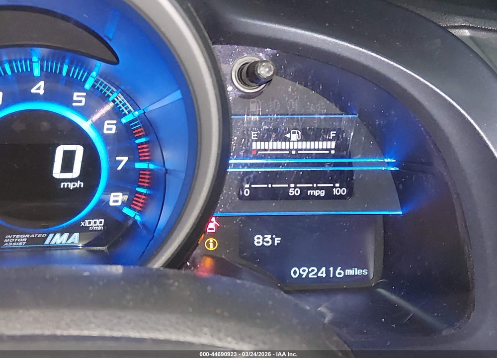 2011 HONDA CR-Z EX VIN: JHMZF1C65BS016177