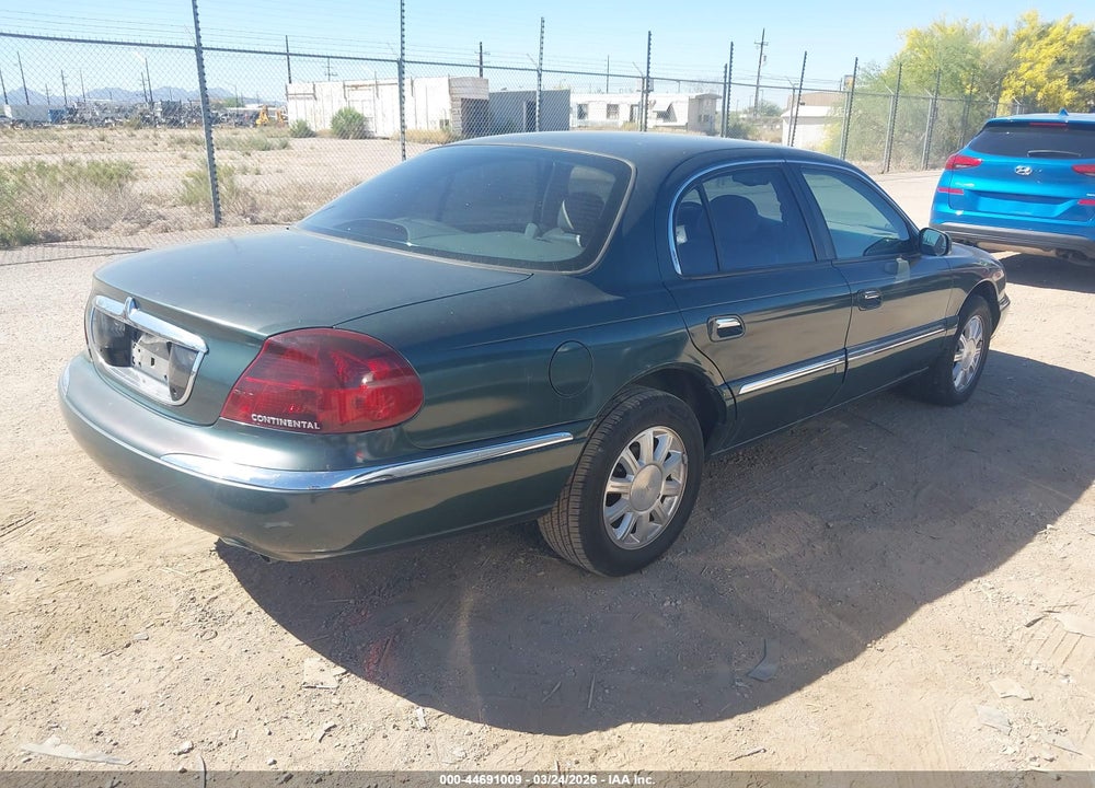 2000 LINCOLN CONTINENTAL VIN: 1LNHM97V7YY767415