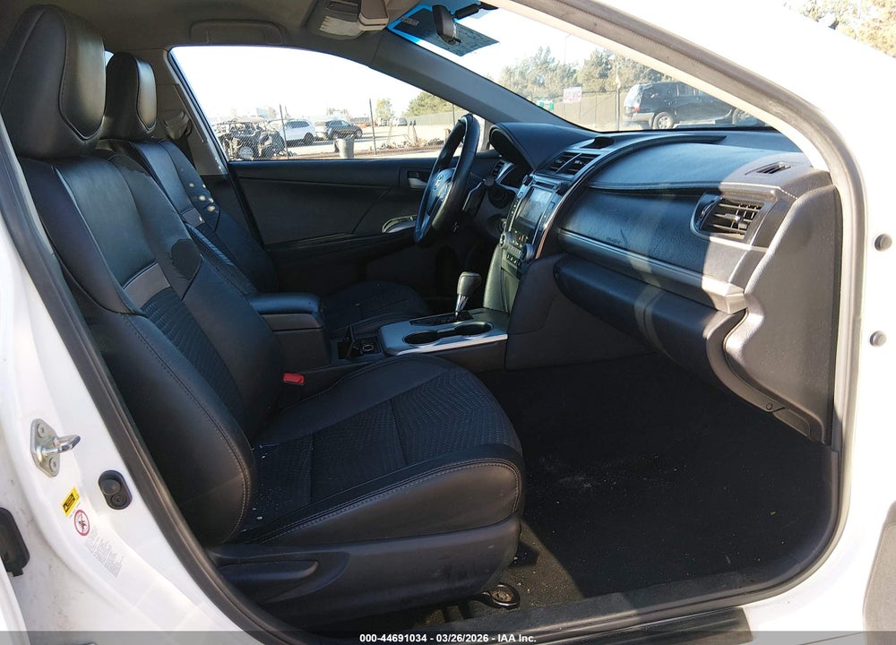 2012 TOYOTA CAMRY SE VIN: 4T1BF1FK3CU202426