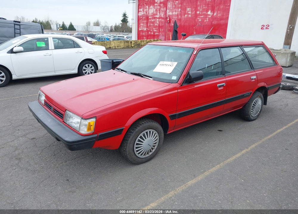 1990 SUBARU LOYALE VIN: JF2AN52B9LD405810