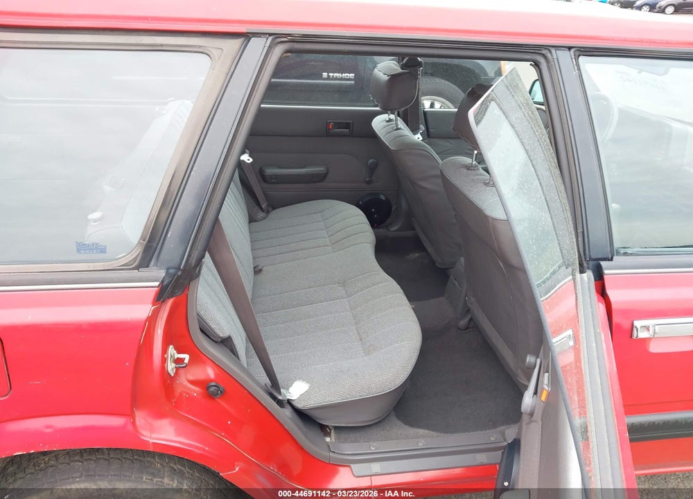 1990 SUBARU LOYALE VIN: JF2AN52B9LD405810