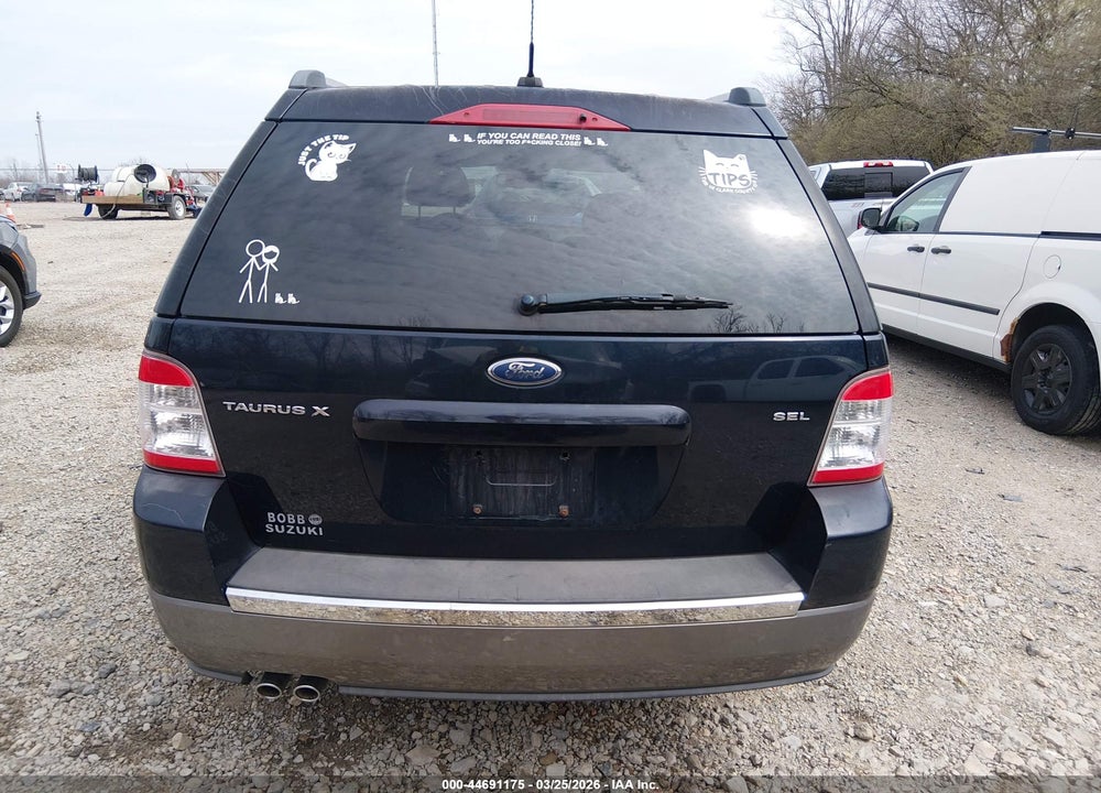 2008 FORD TAURUS X SEL VIN: 1FMDK02W78GA29779