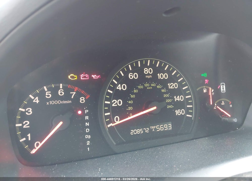 2005 HONDA ACCORD 2.4 EX VIN: 1HGCM56865A092598