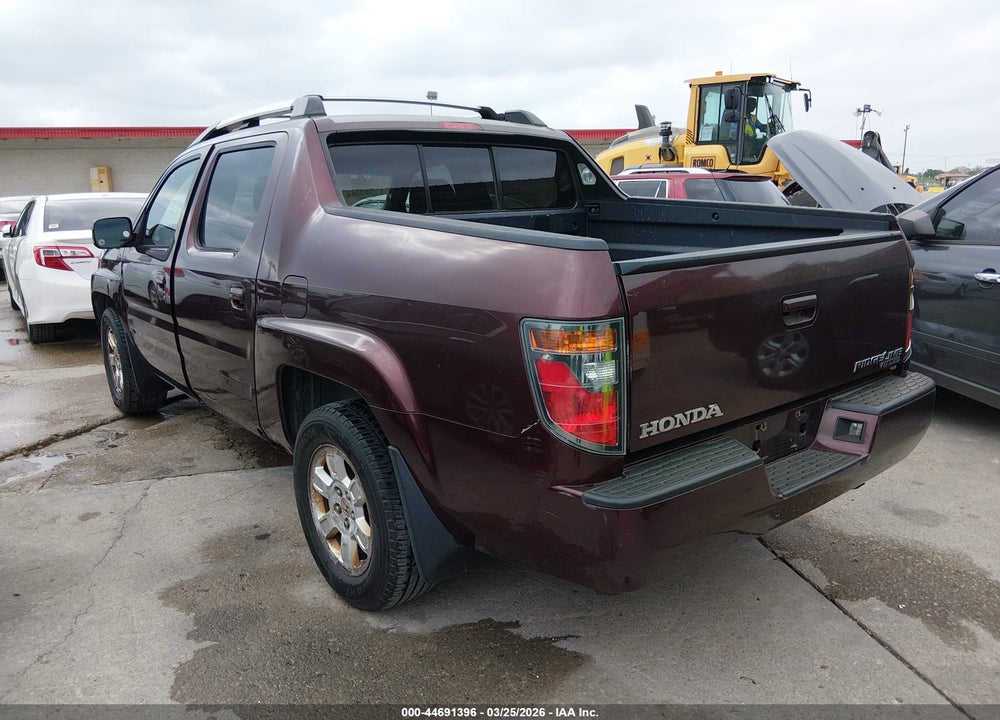 2008 HONDA RIDGELINE RTS VIN: 2HJYK16488H500956