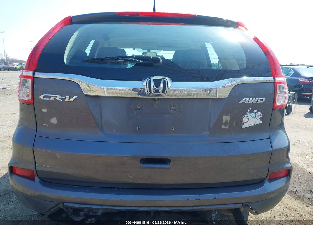 2015 HONDA CR-V LX VIN: 5J6RM4H35FL016049