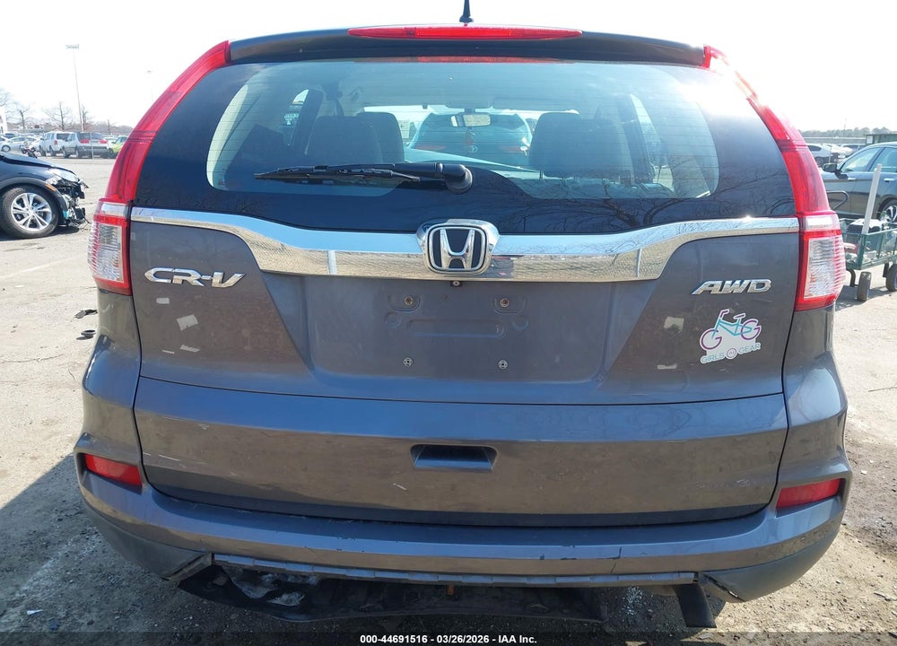 2015 HONDA CR-V LX VIN: 5J6RM4H35FL016049