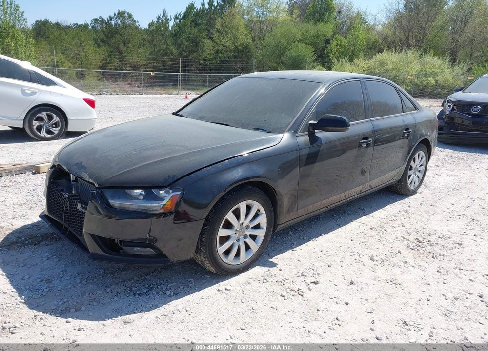 2013 AUDI A4 2.0T PREMIUM VIN: WAUAFAFL4DA131875