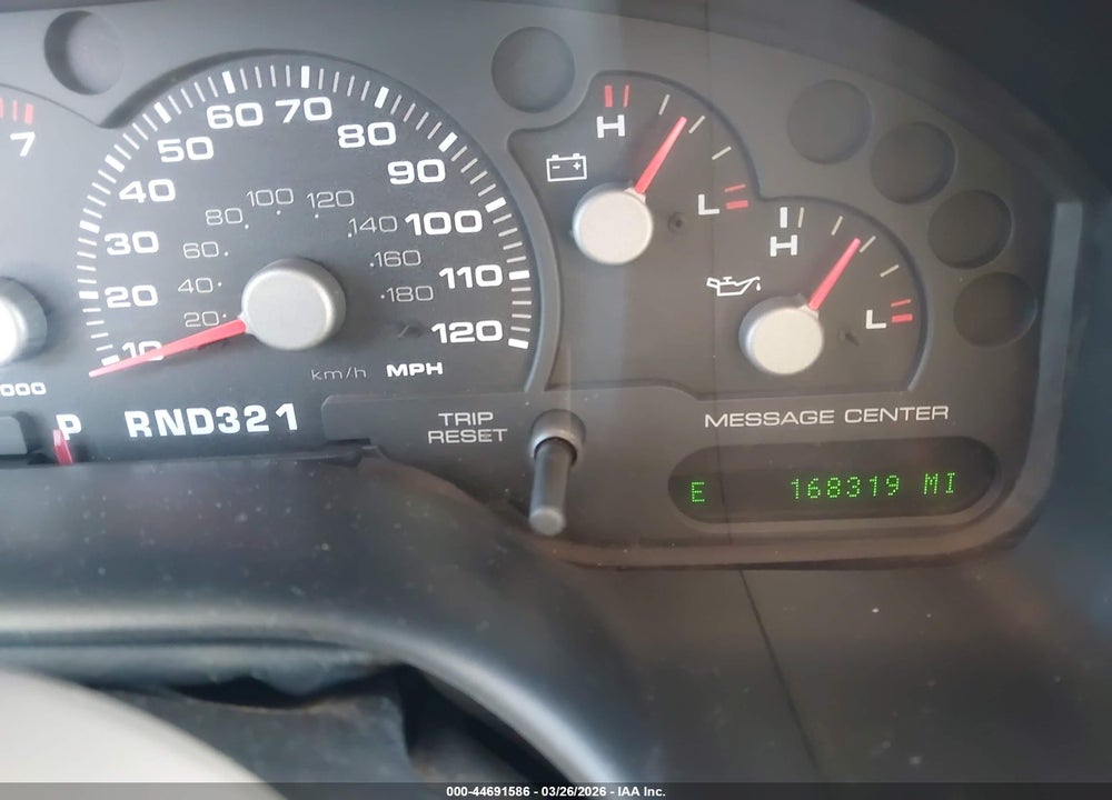 2003 FORD EXPLORER EDDIE BAUER VIN: 1FMDU74K33ZA44628