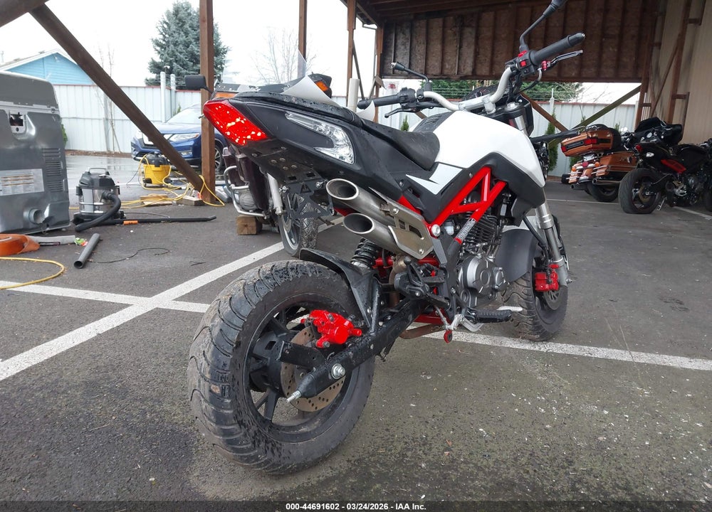 2022 BENELLI TNT135 VIN: LBBPEA072NBD15202