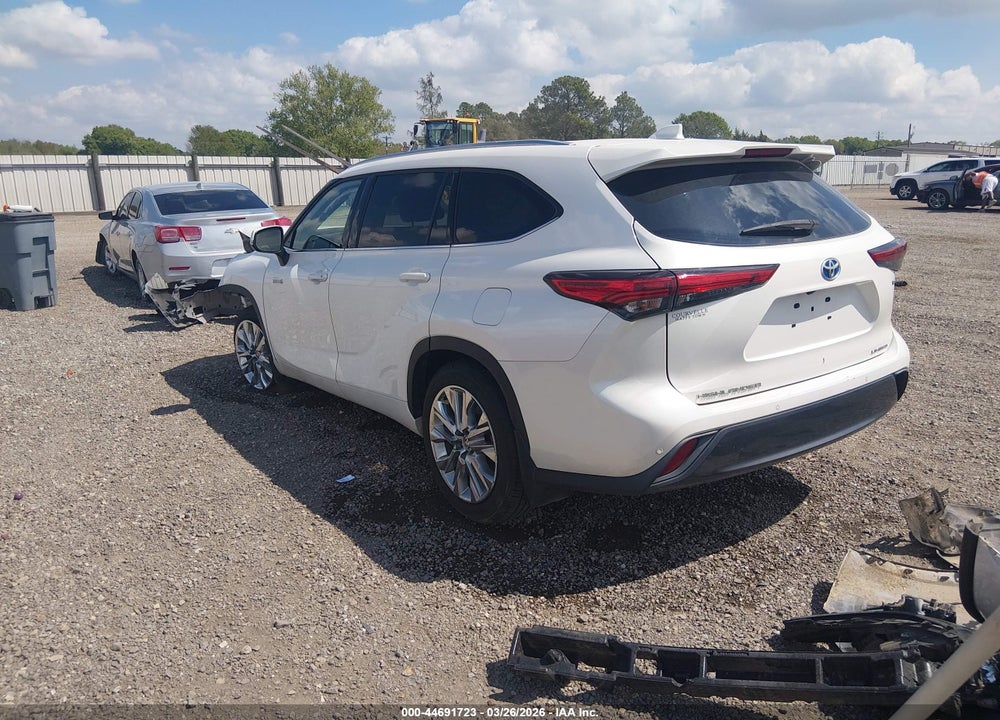 2021 TOYOTA HIGHLANDER HYBRID LIMITED VIN: 5TDYARAH6MS006560