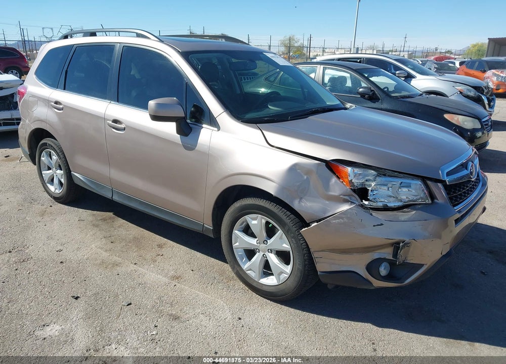 2015 SUBARU FORESTER 2.5I LIMITED VIN: JF2SJAHCXFH499945