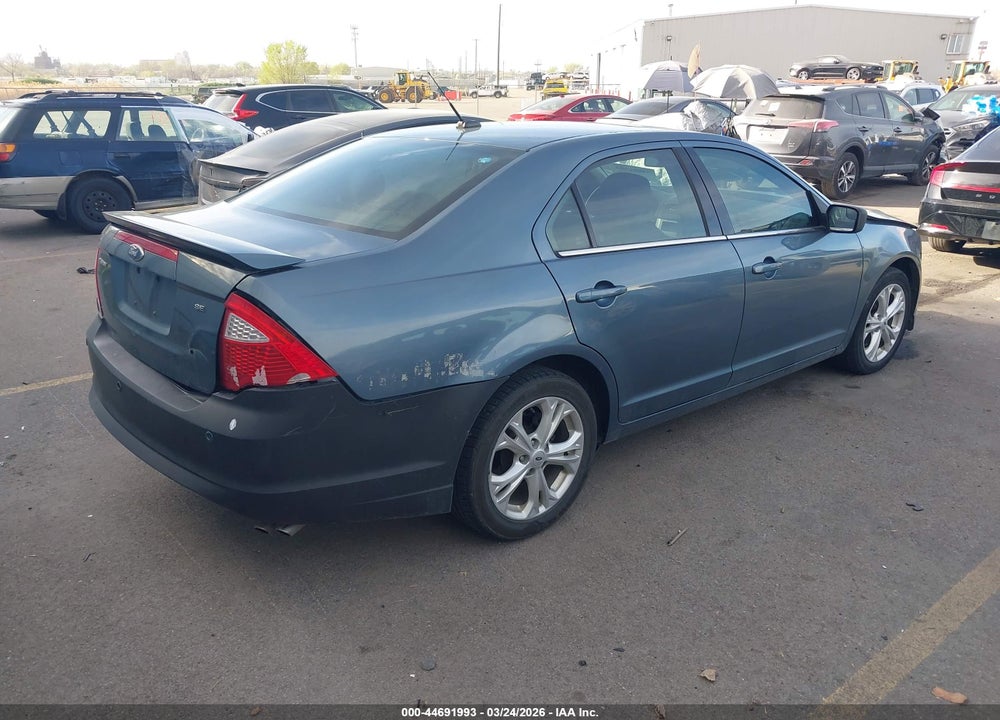 2012 FORD FUSION SE VIN: 3FAHP0HA0CR247430