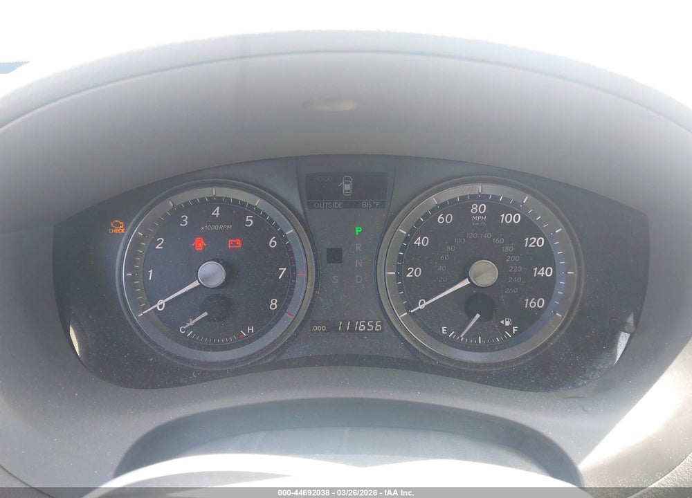 2007 LEXUS ES 350 VIN: JTHBJ46G272088130