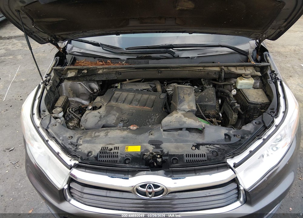 2016 TOYOTA HIGHLANDER XLE V6 VIN: 5TDKKRFHXGS503076