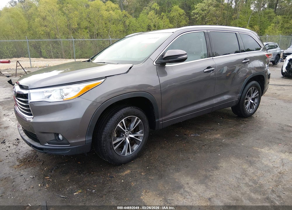 2016 TOYOTA HIGHLANDER XLE V6 VIN: 5TDKKRFHXGS503076