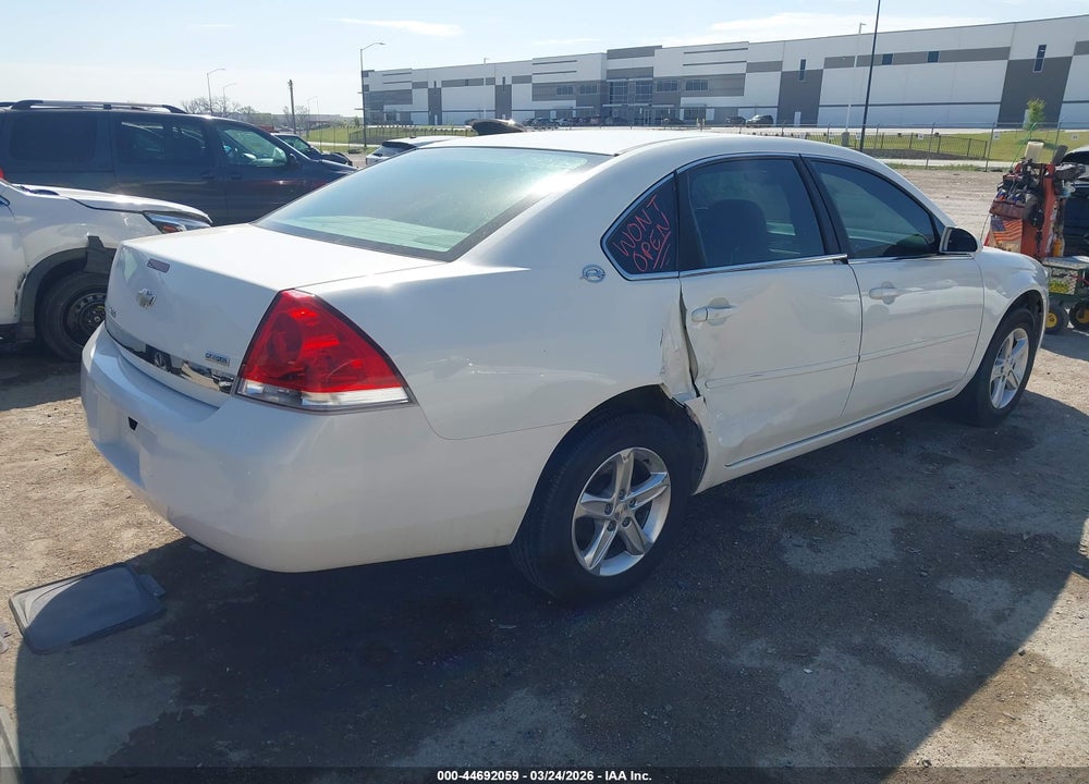 2008 CHEVROLET IMPALA LS VIN: 2G1WB58K089184065
