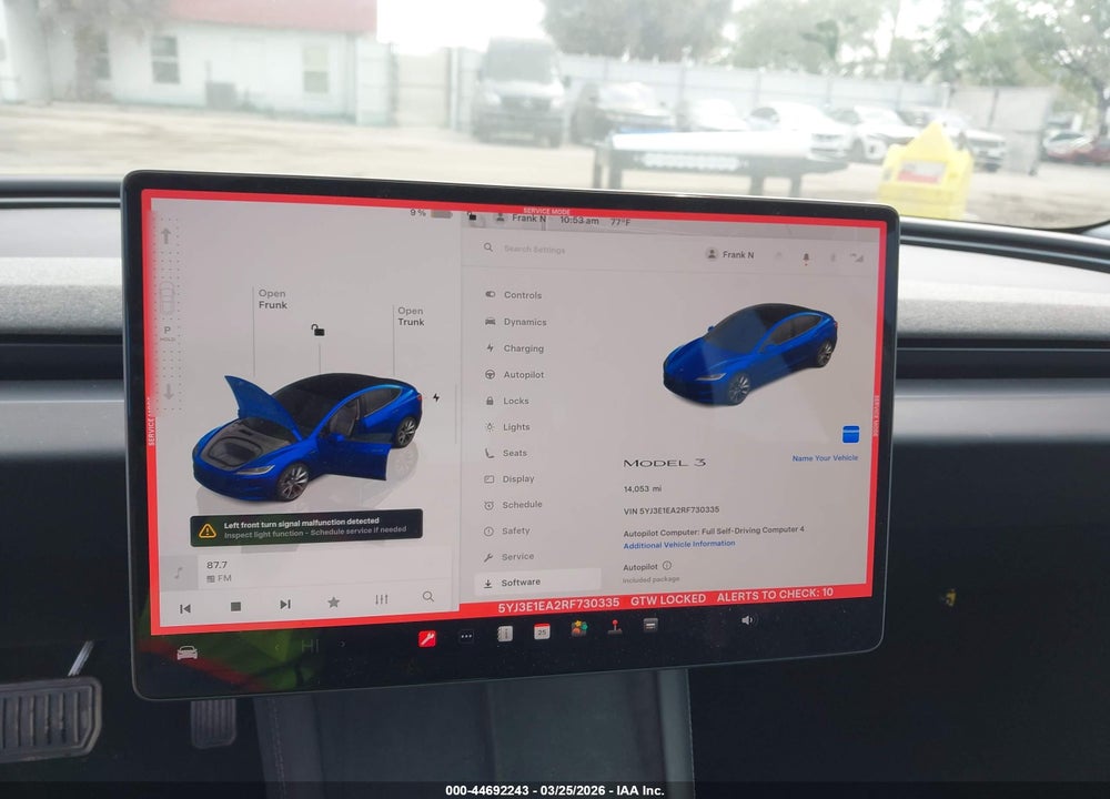 2024 TESLA MODEL 3 LONG RANGE DUAL MOTOR ALL-WHEEL DRIVE/REAR-WHEEL DRIVE VIN: 5YJ3E1EA2RF730335
