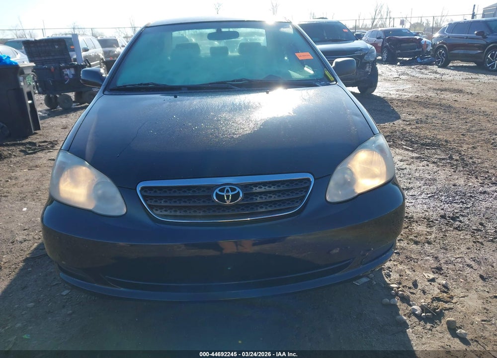 2008 TOYOTA COROLLA LE VIN: 2T1BR32E78C926700