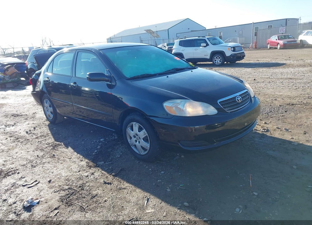 2008 TOYOTA COROLLA LE VIN: 2T1BR32E78C926700