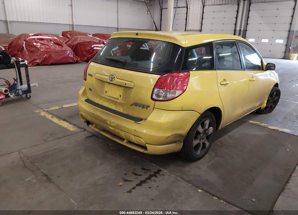 2004 TOYOTA MATRIX XR VIN: 2T1KR32E44C245453