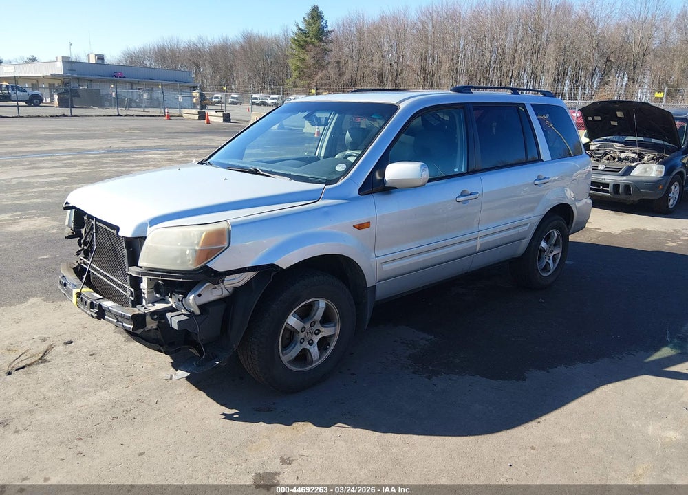 2008 HONDA PILOT EX-L VIN: 5FNYF18518B049258