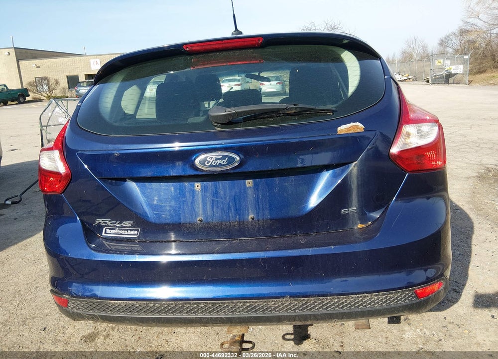 2012 FORD FOCUS SE VIN: 1FAHP3K2XCL161334