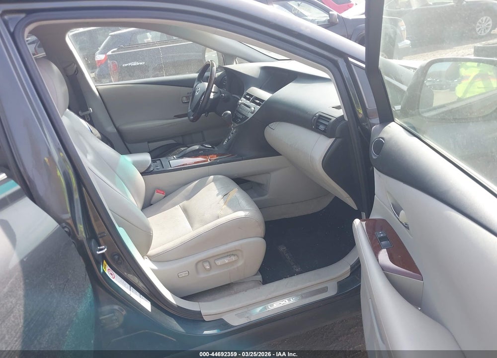 2010 LEXUS RX 350 VIN: 2T2BK1BA9AC015579